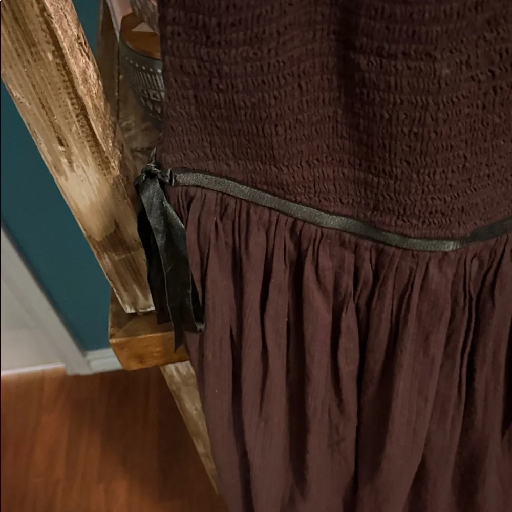 Nightingale Seersucker Midi Dress - Picture 3 of 5